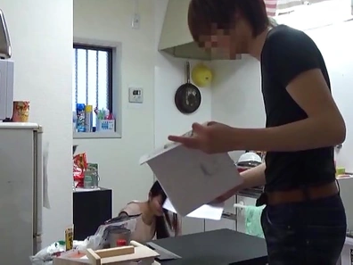 Adorable Asian beauty enjoys cock in her mouth