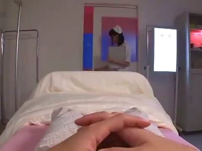 Sultry Nurse Uruha Gets Her Pussy Toyed In The Hospital Ward