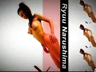 Busty Ryuu Narushima Shows Off Curves Solo Shower Fantasies