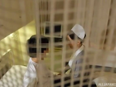 Adorable Japanese Nurse Gets Fucked Hard On Hospital Bed