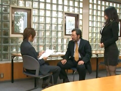 Lovely Asian babe is married and a secretary