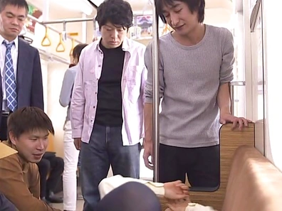 Horny Japanese schoolgirl Rin Yamagishi fucked doggie fashion