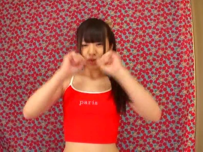 Japanese teen brunette is a nice teen