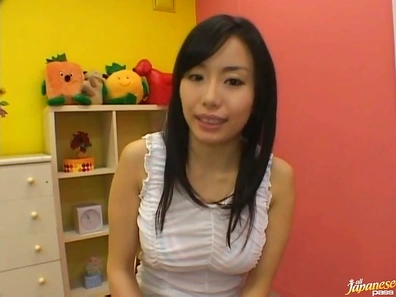 Hina Hanami Amazing Japanese babe shows her big tits