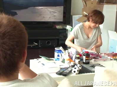 Teen Aina Tsuji gets seduced by horny and hot stud