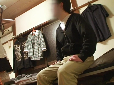 Amazing redhead teen Rina Kato has sex with boyfriend at her home