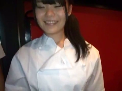 Japanese AV Model is a nice teen getting a hardcore fuck