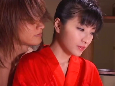 Horny Japanese AV Model gets her hairy milf pussy pounded
