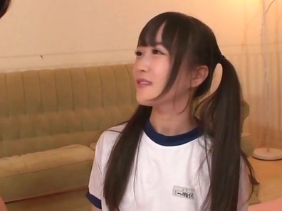 Pigtailed schoolgirl Ichinose o fucked really rough in mmf