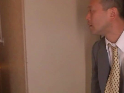 Talented Japanese teen Minami Kojima fucks her guy in a bathroom