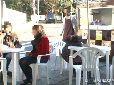 Sexy Japanese schoolgirl is nailed very well by a hot guy