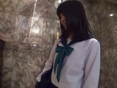 Japanese teen gets fucked by her horny swimming trainer