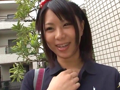 Young cuttie Mikan Kururugi innocent blowjob and fucking