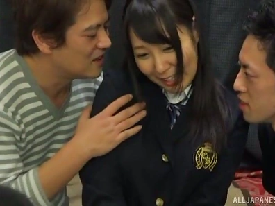 Passionate Hayama Miku Enjoying Multiple Men's Insatiable Needs Together