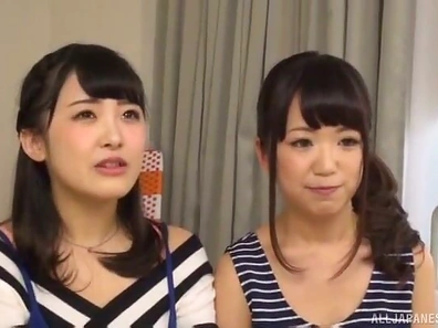 Adorable Sweet Japanese Girls Enjoy Sharing Their Massive Sex Toy