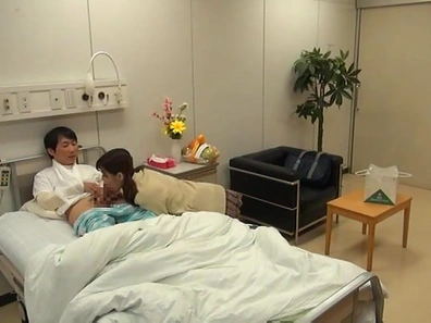Horny Asian schoolgirl has hardcore sex in a hospital