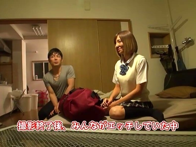 Hot Japanese teen fucked hard and made to swallow