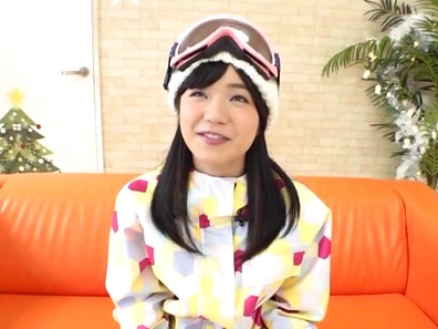 Luscious Japanese teen girl giving a perfect ride gets creamed