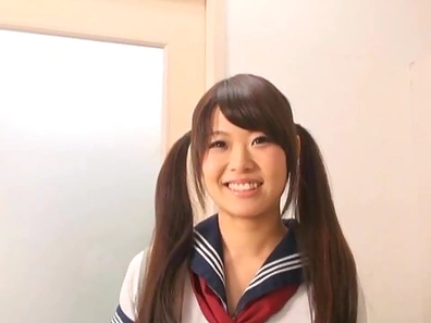 Teen schoolgirl gets fucked by two guys after a test