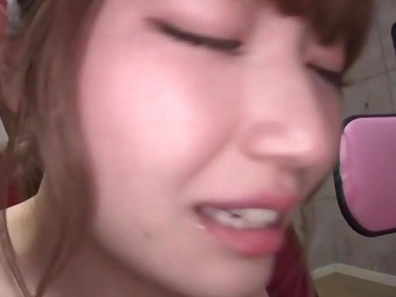 Japanese amateur beauty handles dick in all holes