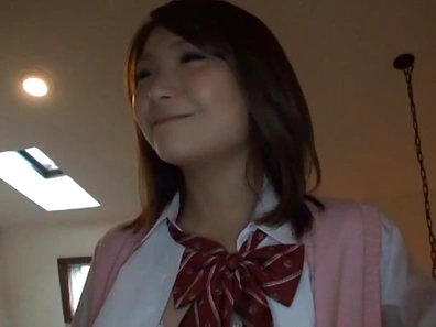Beautiful Asian schoolgirl Ryouka Asakura gets fucked hard in her bed