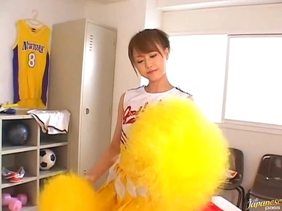 Akiho Yoshizawa Lovely gal in costume has hard sex