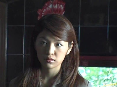Hijiri kayama strokes cock with great cock sucking