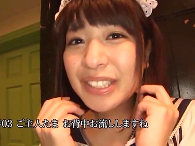 Hot Onoue Wakaba is giving free blowjobs