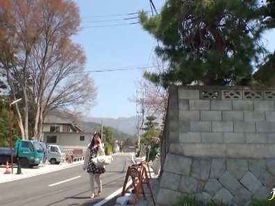 Hot MILF strips down at the bathhouse Japanese woman