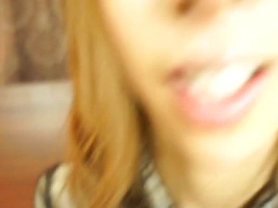 Big tits honey passionately sucks a huge meaty pole