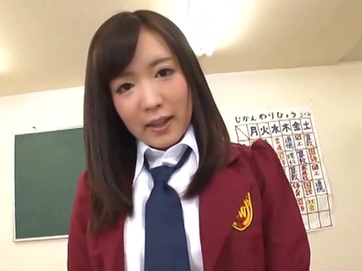 Sakura Miyuki enjoys a freaky solo girl session