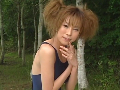 Horny Asian couple fucks at the outdoor l