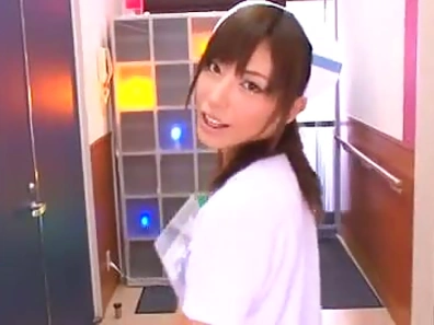 Hot Foxy Nurse Miyuki Gets Her Hairy Pussy Well Hammered Hard