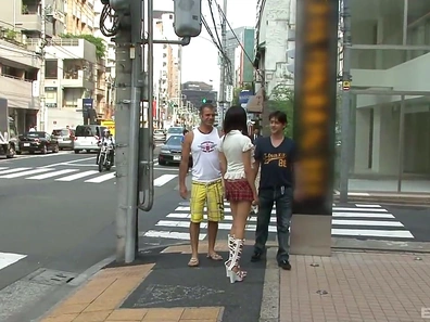 Kaoruko Wakaba Gets Fucked Hard By Two Horny Stallions For Hours Of Pleasure