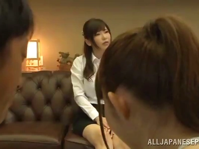 Man Craves Sensual Encounter With Seductive Big-Titted Japan Girls