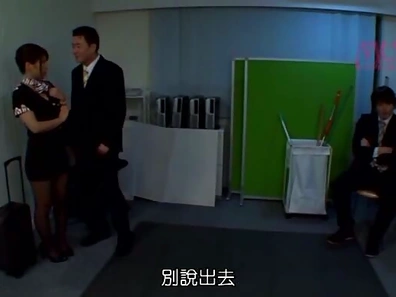 Seductive Flight Attendant Starred by Naomi Hoshino Sucks Hard Cock